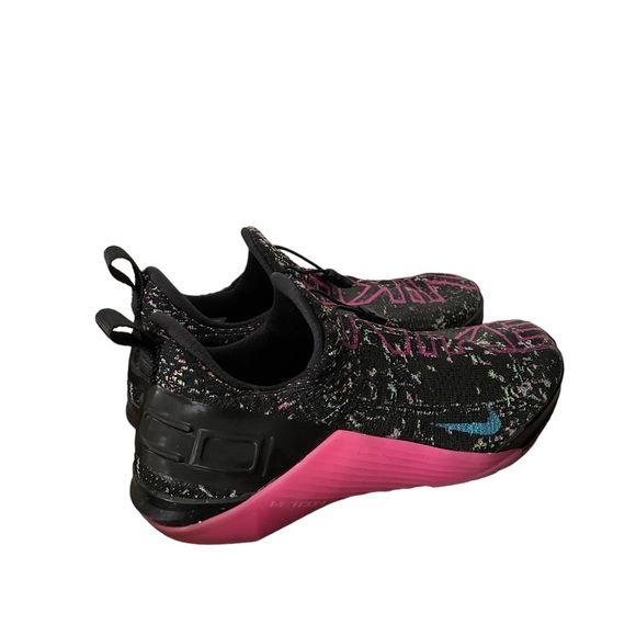 Nike React Metcon AMP Black Fire Pink Size 11.5 - Picture 5 of 7